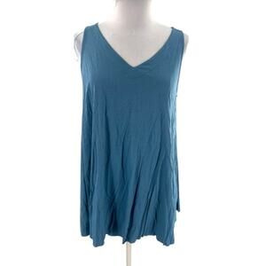 NWT Peruvian connection calypso Pima cotton tank top lake sz S